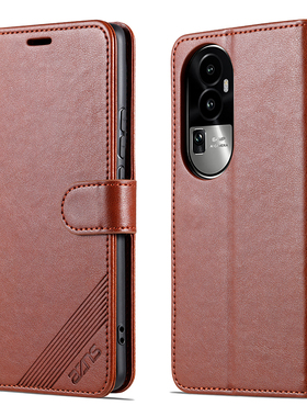 适用OPPOReno105G皮套手机壳翻盖式Reno10Pro保护套防摔全包软男女钱包款