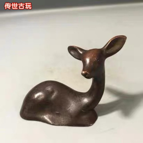 仿古实心铜老虎走虎毛笔架笔搁家居装饰文房用品创意礼品摆件