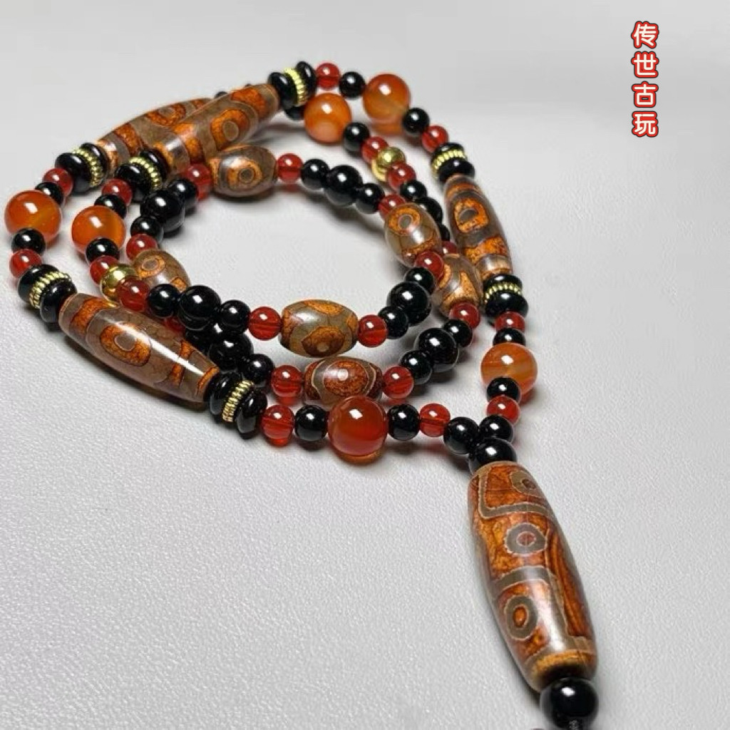 复古藏传西藏玛瑙三眼九眼天珠吊坠项链手串挂件民族风老玛瑙挂链,珠宝/钻石/翡翠,颈饰,淘宝优惠券,粉丝福利购,淘宝优惠卷