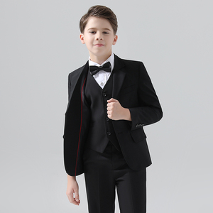男童西服2023新款礼服中大童小西装主持合唱钢琴演出晚宴会表演服