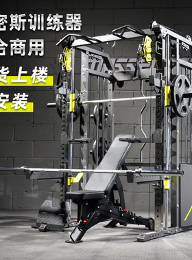 史密斯机龙门架深蹲架多功能健身器械马西综合训练器健身器材家用