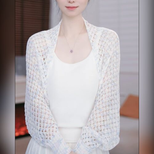2026新款镂空女士春夏防晒披肩百搭外搭时尚透气空调适用气质减龄