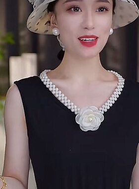 女串珠贝珠合金韩版气质百搭腰带