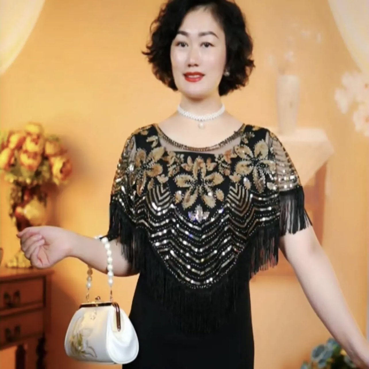 夏季新款斗篷披肩星空沙花瓣亮片披风百搭优雅流苏空调房披肩轻舟,服饰配件/皮带/帽子/围巾,围巾/丝巾/披肩,淘宝优惠券,粉丝福利购,淘宝优惠卷