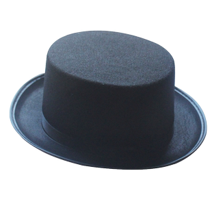 魔术师帽礼帽高帽黑色礼帽绅士帽子表演舞会派对儿童魔术师配饰