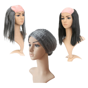 成人舞台话剧演出扮演道具老奶奶老太太头套搞笑搞怪假发创意表演