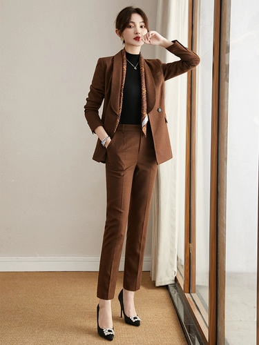 Классический костюм, осенний комплект, комбинезон, пиджак классического кроя, куртка, изысканный стиль