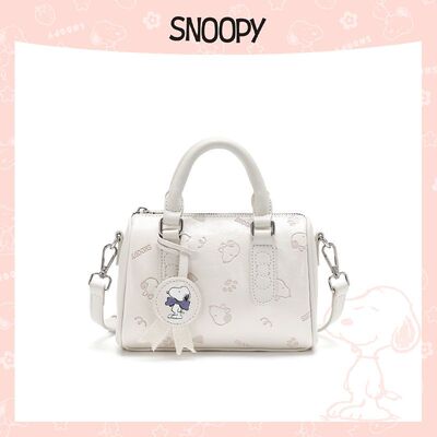 Snoopy/史努比2026新款手提斜挎高级质波士顿枕头包包斜挎包包