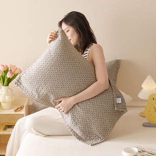 a类男士男生防头油隔油一等品100纯棉枕巾全棉家用一对装枕头巾垫