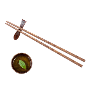 利瓷鸡翅木筷子家用防滑防霉木质快子10双20双家庭套装木箸