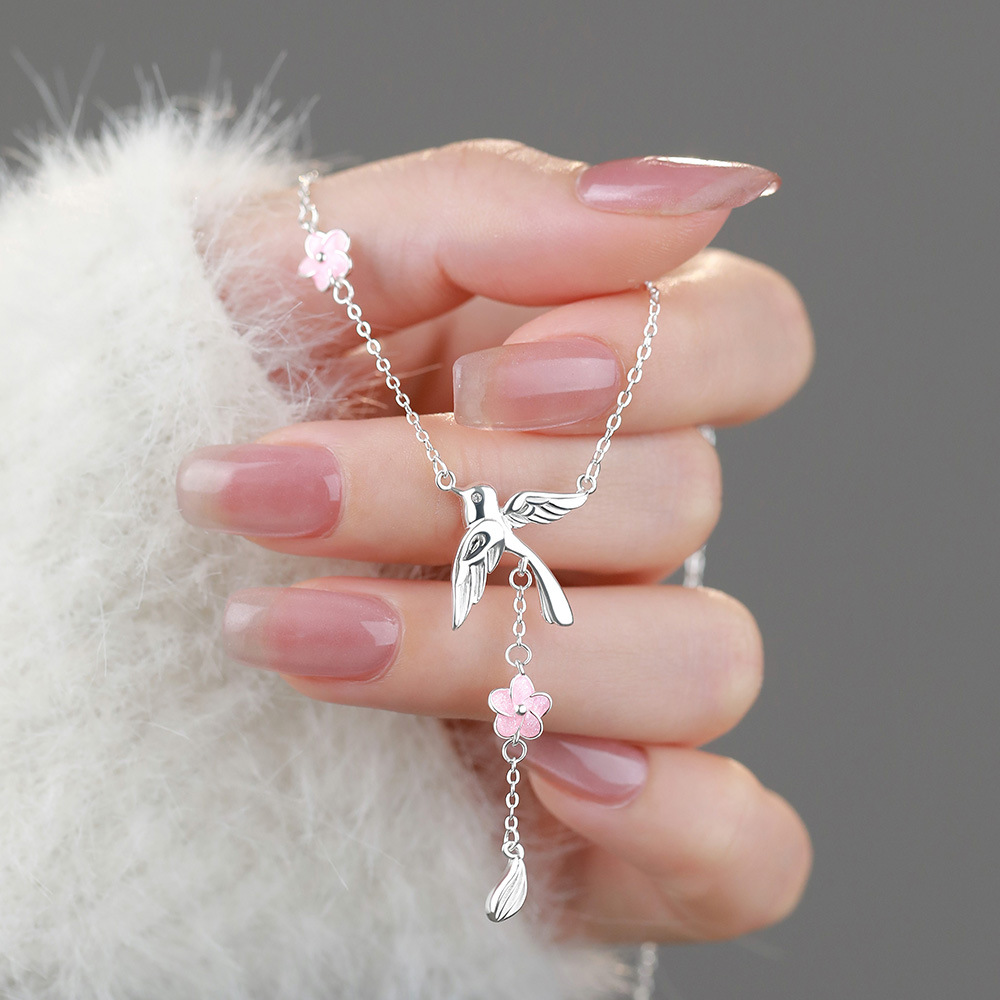 S999喜鹊项链喜上眉俏个性甜美设计感冬款毛衣链新品特价送闺蜜礼