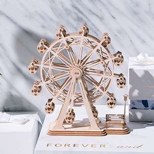 robotime若态造物集手工DIY模型3d立体木制拼装拼图摆件男孩礼物