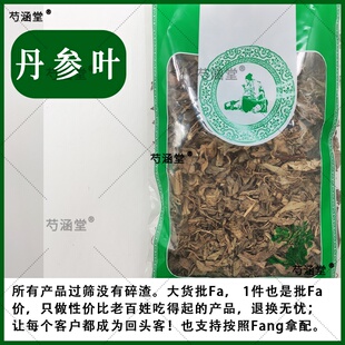 丹参叶纯野生中药材紫丹参叶子纯叶 红根根药 三对叶中药材批发