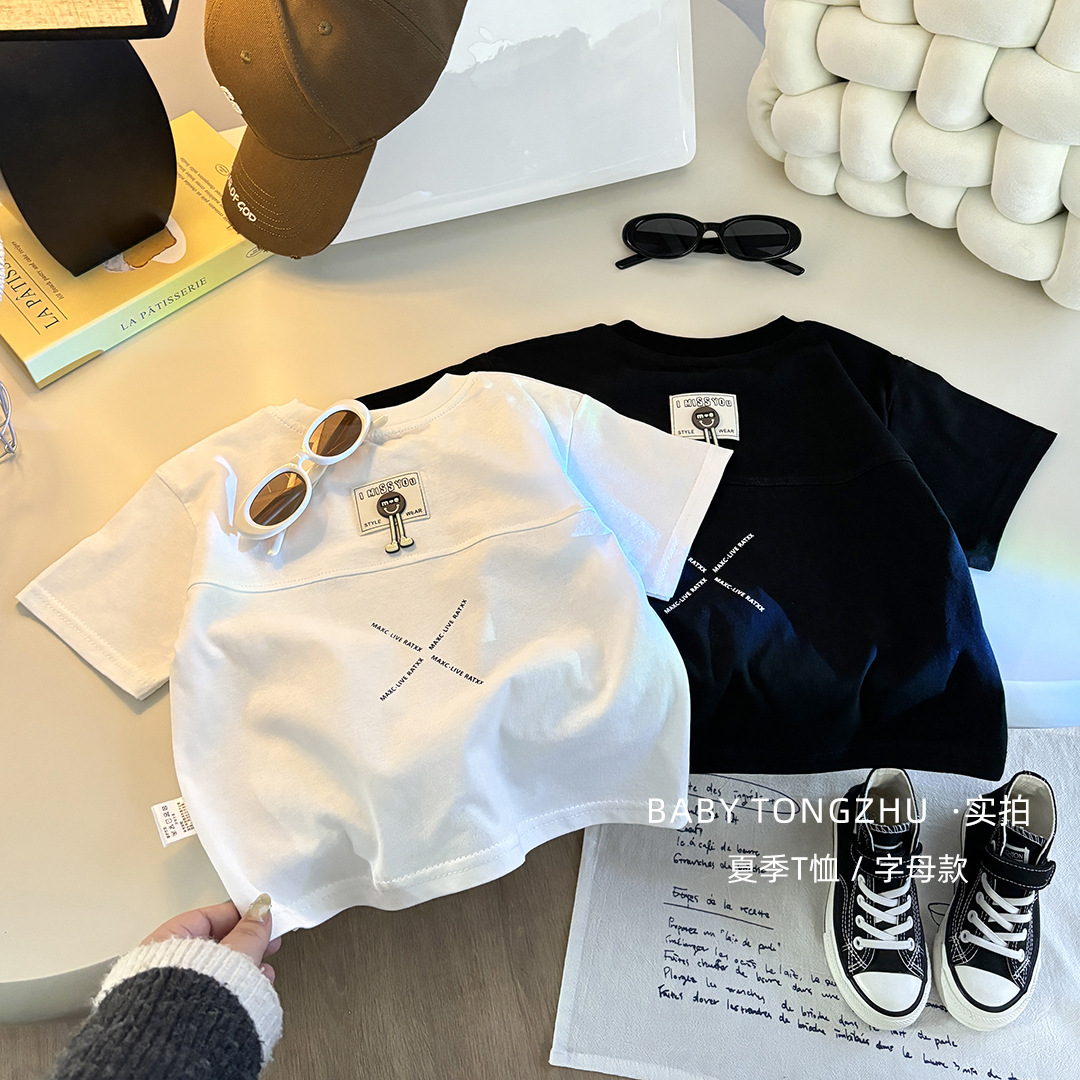 夏季新款儿童纯棉短袖T恤