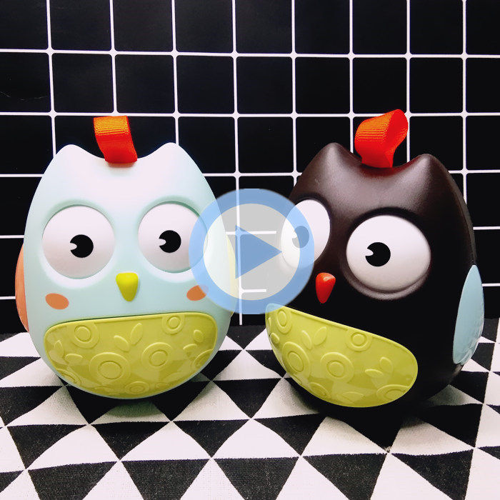 Owl Tumbler toy 0-1 year Home Decoration Ding Ding Eyes can flip Be hangingin the Toy/Childs/Puzzle/Building block/Model , Child Bell/Cloth Play/Appease toys , Tumbler  category - from Buy2taobao.com to provide professional Taobao agent buy service