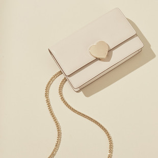 现货2025夏季新款清新甜美箱包皮具链条包真皮链条女士单肩包