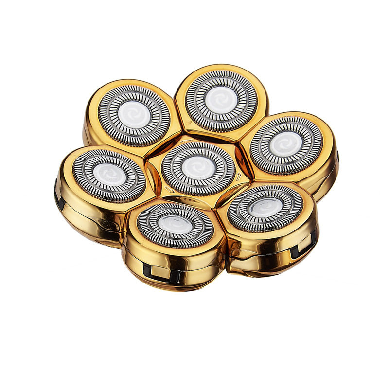 通用型光头理发器备用刀头剃须刀 配件七刀头六刀头 五刀头单刀头