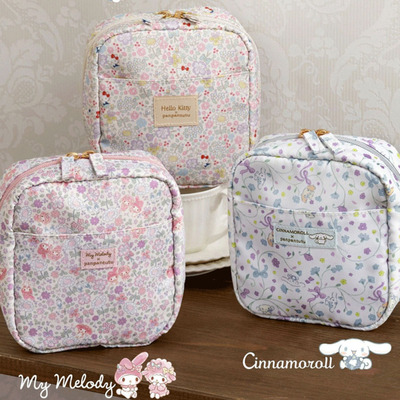 卡通化妆包可爱手提kitty猫多功通收纳便携外出大容量分区高颜值