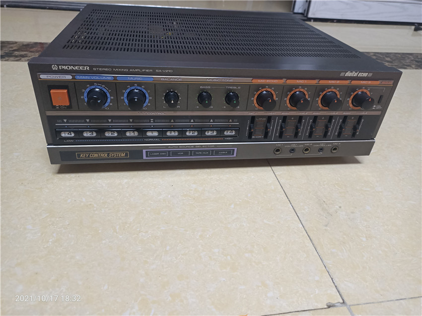 二手进口发烧 先锋SA-V210 纯功放机 家庭卡拉OK功放 音乐K歌之王