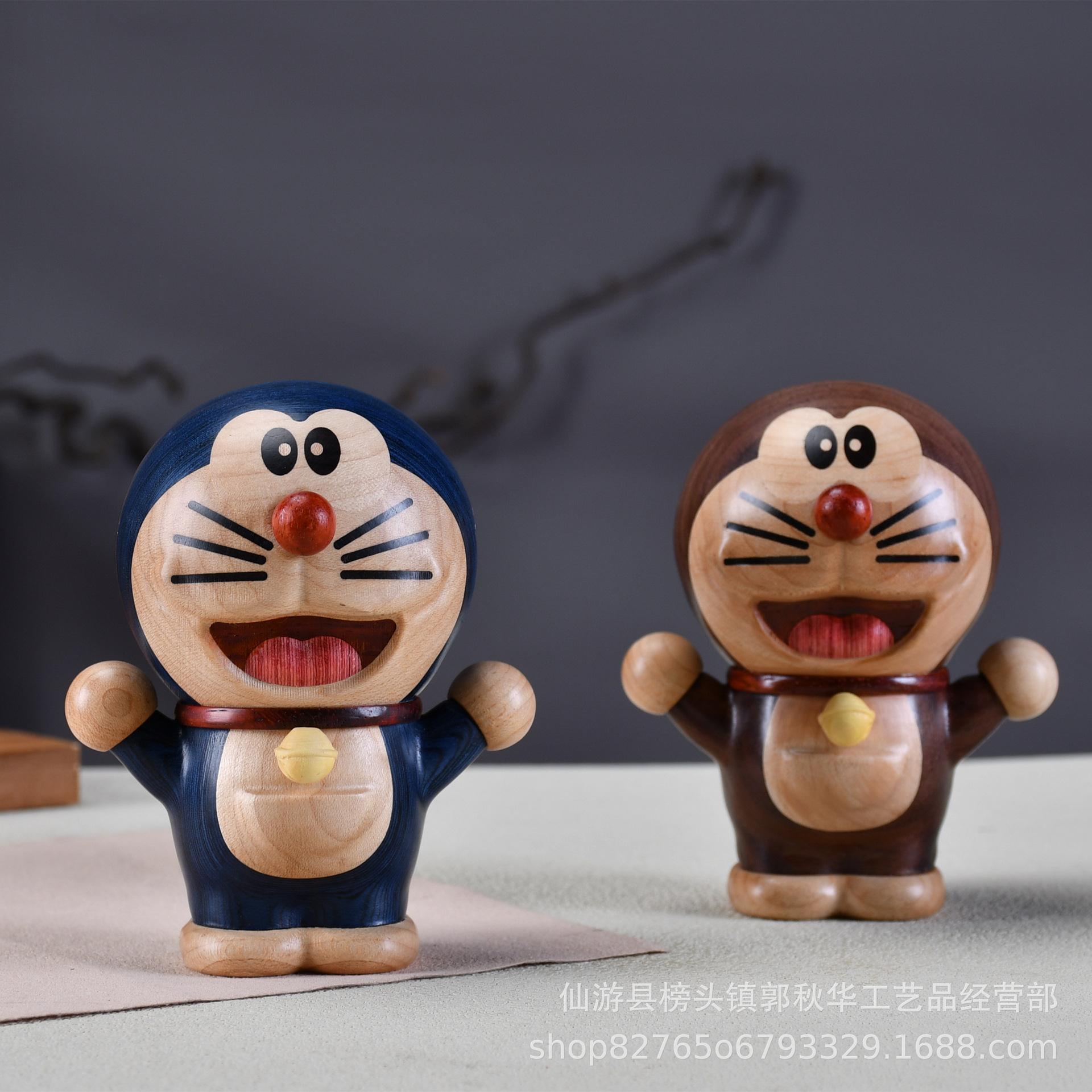 紫苏木叮当猫送闺蜜手把件多啦A梦蓝胖子解压系机器猫高档礼.