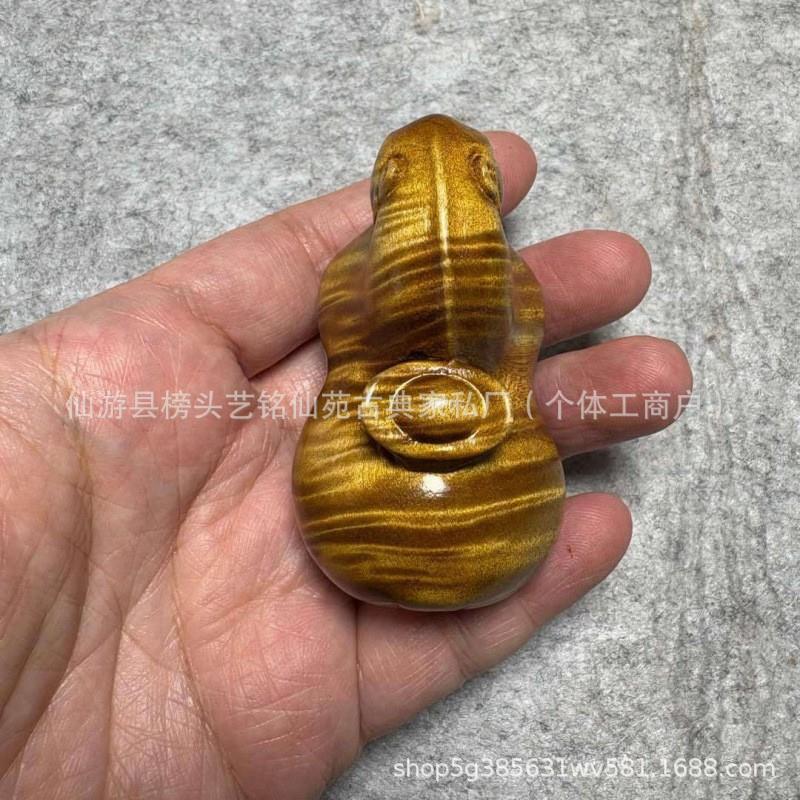 金丝楠木马波纹手把件文玩手把件礼品办公摆件