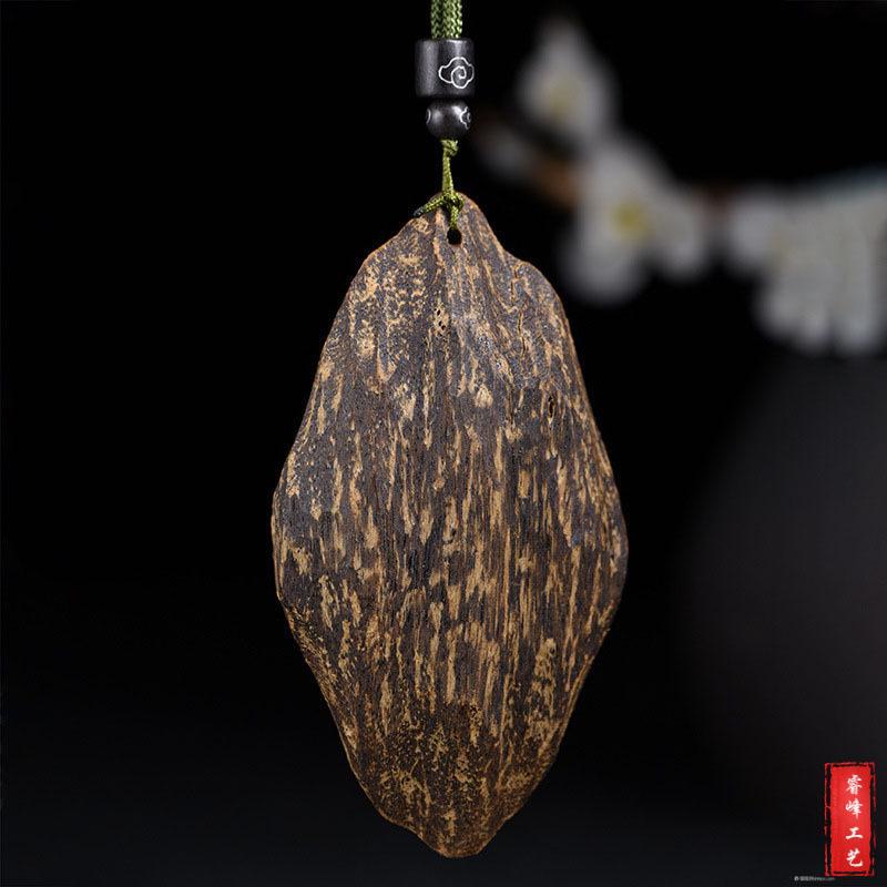 天然达拉干沉香木随形手把件木质木雕挂坠工艺品文玩礼品药香味浓