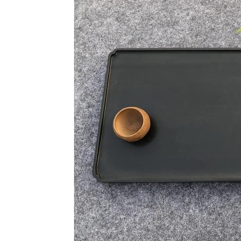 龙尾砚石头材料茶盘砚石茶海石质功夫茶具天然原石茶海