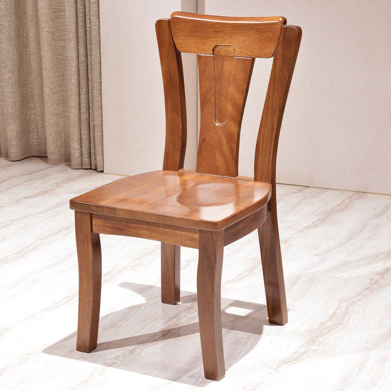 全实木椅子餐椅家用靠背椅书房现代中式书椅休闲单椅餐厅餐桌椅