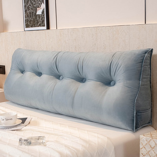 三角靠枕床头大靠背榻榻米床上护腰软包卧室双人1米8床靠垫可拆洗