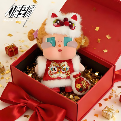 2026新年哭娃crybaby娃衣搪胶公仔春节vacation系列拜年过年衣服