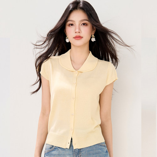 冰丝短款短袖t恤女夏季2026新款