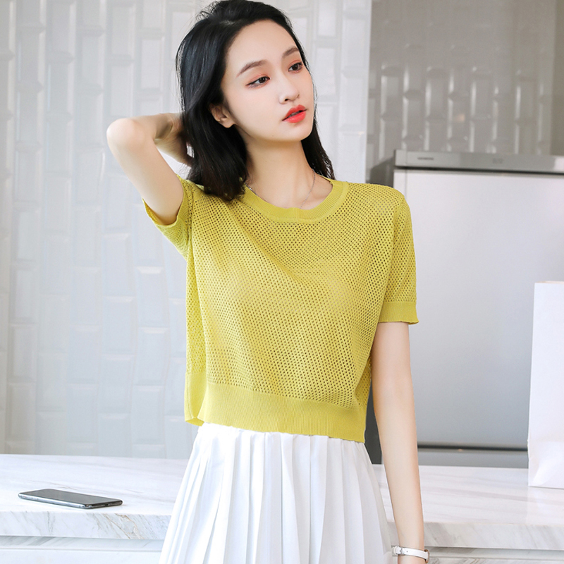 冰丝短袖t恤女装2025新款夏季