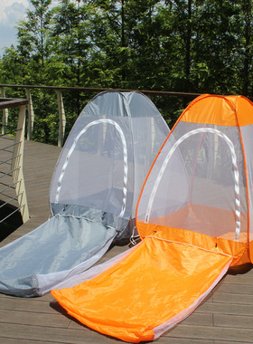 禅修蚊帐打禅帐瑜珈蚊帐可坐可躺户外自动打坐帐篷便携蒙古包帐篷