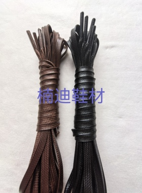黑色高质感复古6扁蜡男女轻奢油蜡鞋带棕色皮百搭户外工装靴系带