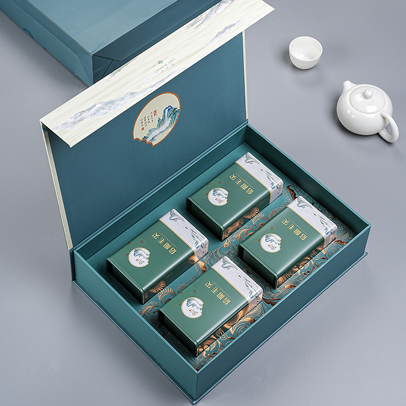 信阳毛尖包装盒高档中国风龙井绿茶茶叶礼品盒半斤一斤装定制空盒