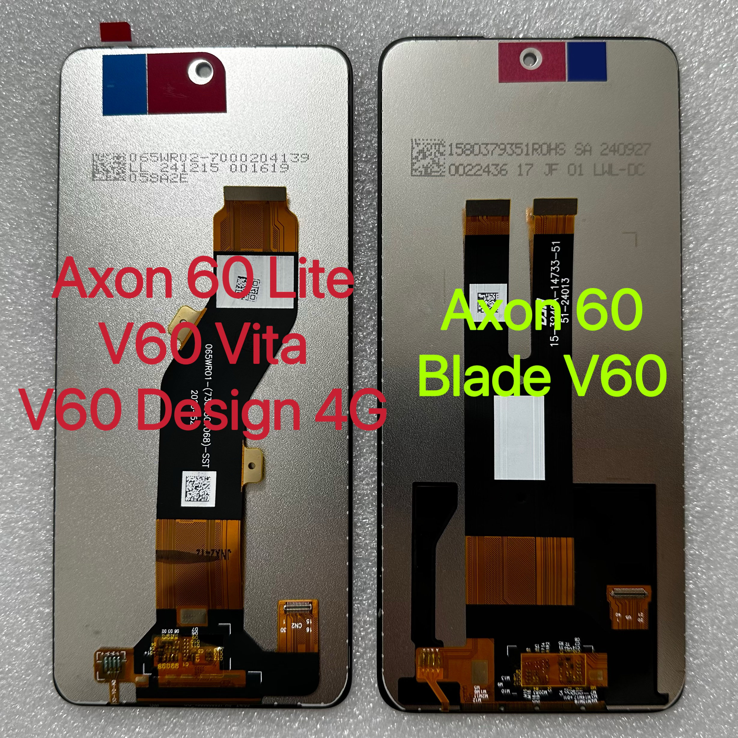 中兴ZTE 天机Axon 60 60 Lite屏幕总成Blade V60 Design 4G显示