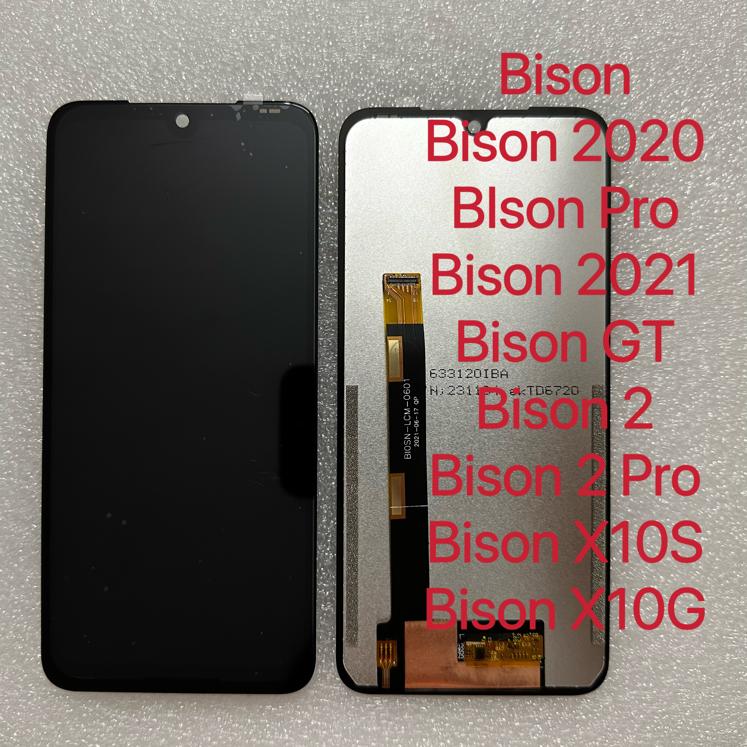 优米Umidigi Bison 2020 2021 GT 2 Pro X10S X10G屏幕总成显示屏