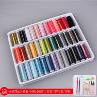 100-color embroidery thread set, diy thread for beginners, European-style three-dimensional cotton thread, embroidery thread, cross-stitch thread thumbnail 7
