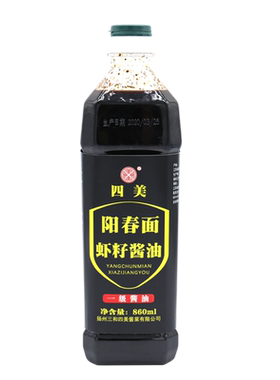 三和四美炒菜拌面860ml虾籽酱油