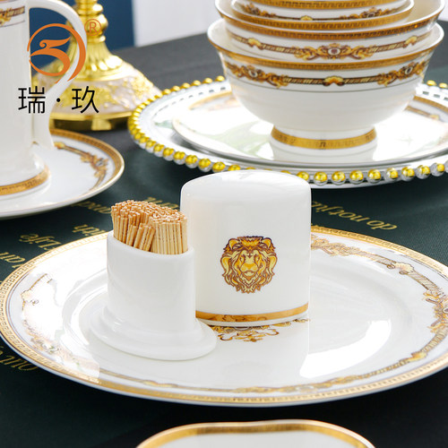 骨瓷牙签筒多款式多尺寸