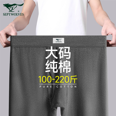 常规纯棉男七匹狼男士秋裤保暖裤