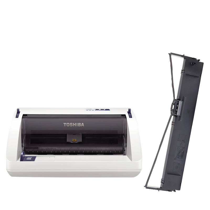 适用东芝TS-8100F+打印机专用色带TS8100F+色带针式打印机色带条框芯墨带