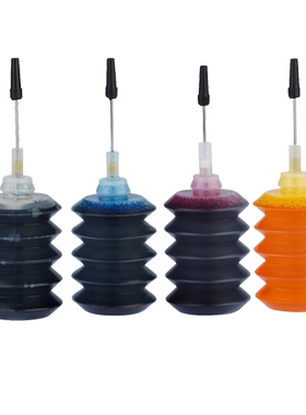 打印机墨水适用佳能惠普连供打印机MP288 G2800 2810 mg2580Smg3680 墨水HP803 802墨盒通用填充黑彩4色墨水