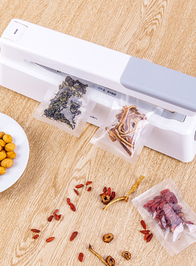 得力16499 手压家用 食品保鲜封口机 包装机 小型包装机 密封塑封机