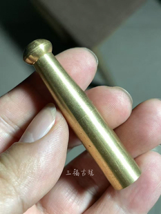 黄铜旱烟嘴大小款铜嘴子传统旱烟袋烟杆烟锅烟斗烟具配件