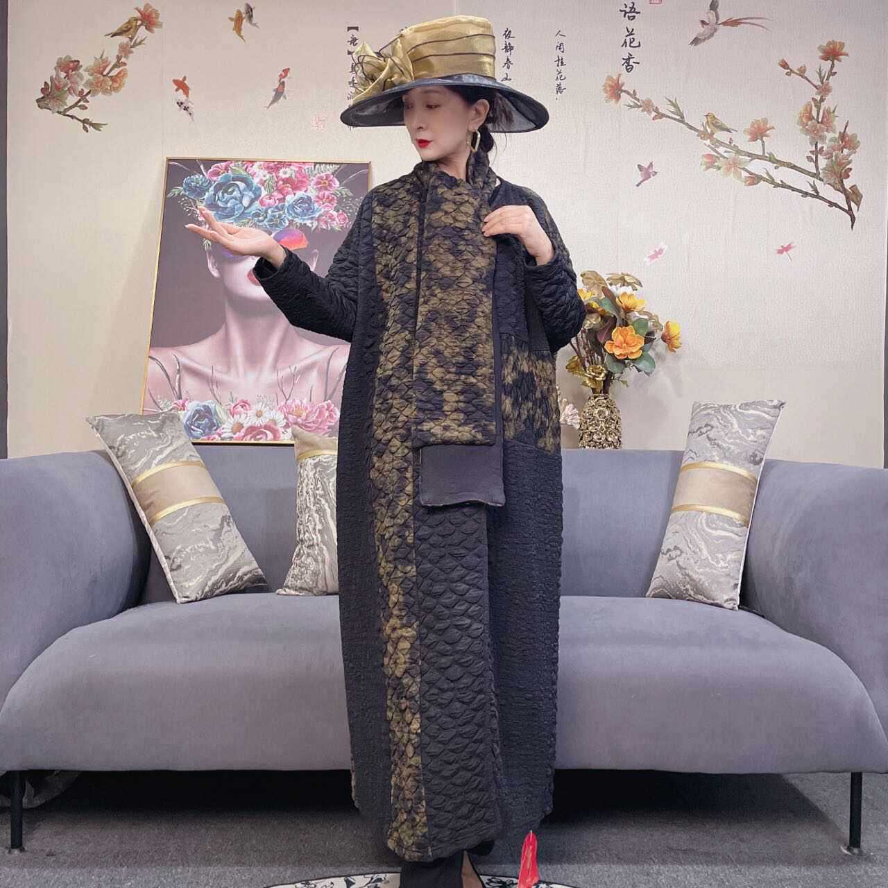 77019时尚复古优雅秋季上新洋气名媛气质休闲百搭外套