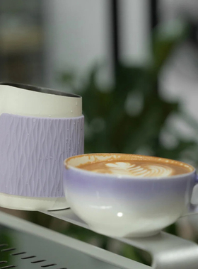 AIRFLOW气流对流压纹咖啡杯陶瓷杯泽田杯专业拉花拿铁咖啡杯240ml