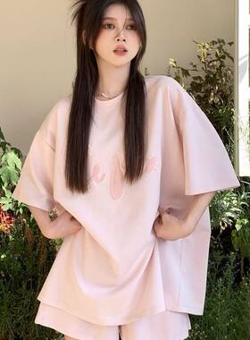女纯棉家居服可外穿不起球不褪色