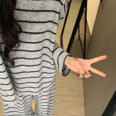 春秋冬季休闲可外穿家居服不起球