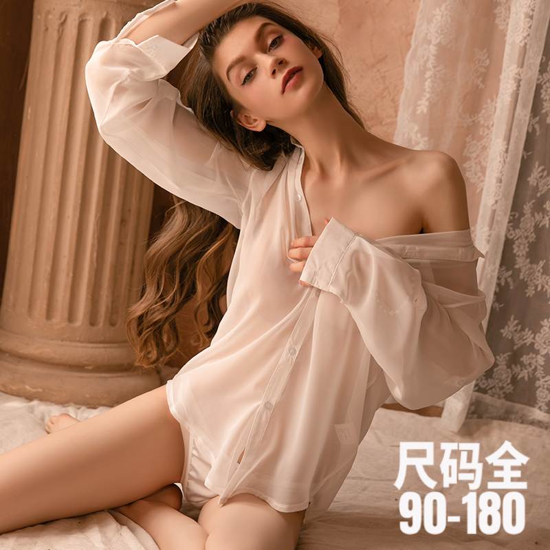 大码性感衬衫女2025新款纯欲诱惑